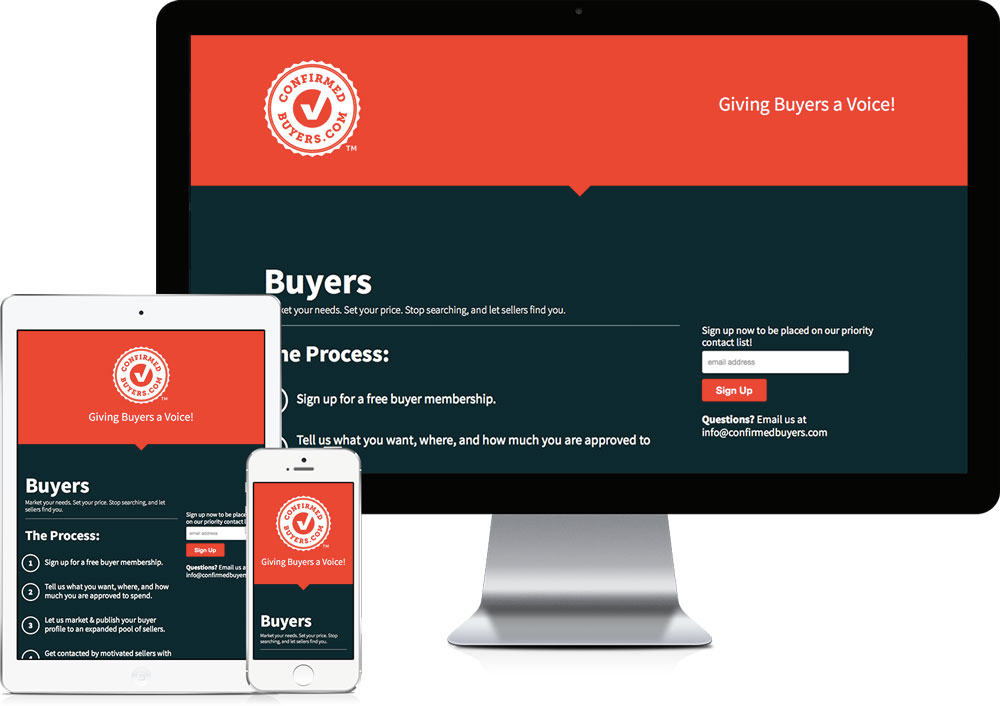 Homepage Screenshots